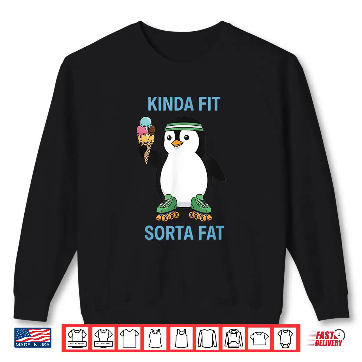 Kinda Fit Sorta Fat Funny Gym Penguin Weightlifting Workout Shirt Kinda Fit Sorta Fat Funny Gym Penguin Weightlifting Workout Shirt