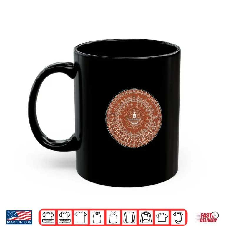 Mug Mandala Warli Diya Shirt