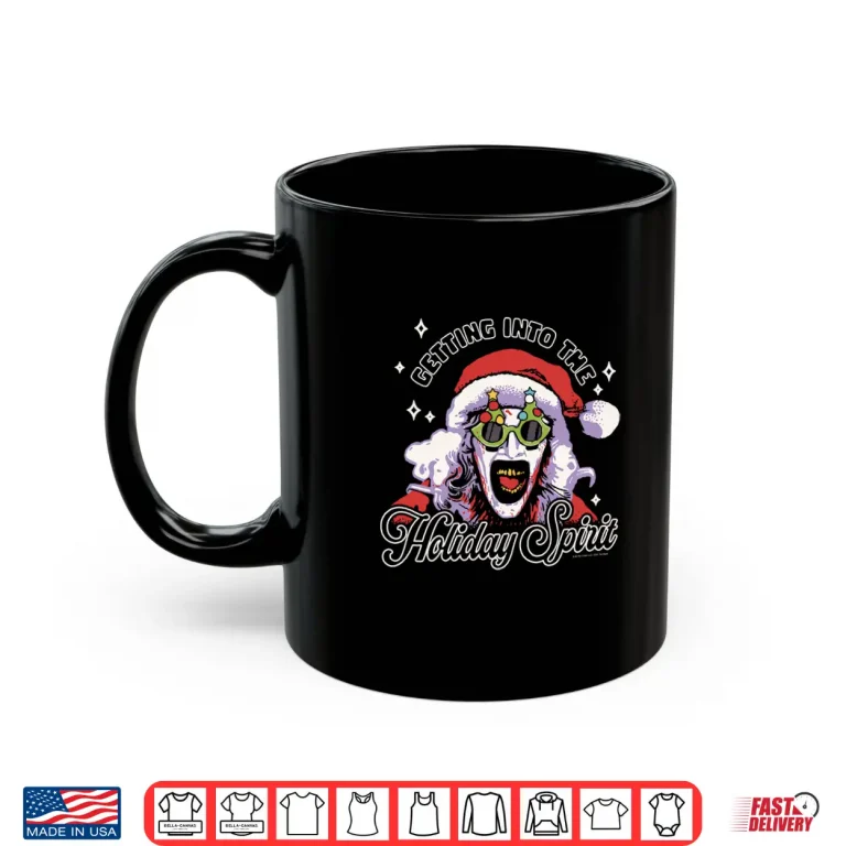 Mug Terrifier Holiday Spirit Santa Illustration Horror Movie Shirt