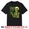 67 Halloween Math Funny Six Seven Meme Brainrot Skeleton Shirt