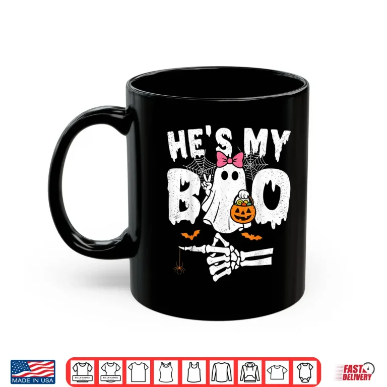 Mug Hes My Boo Matching Couple Halloween Couples Shirt