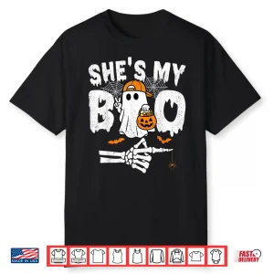 She’S My Boo Matching Couple Halloween Shirt