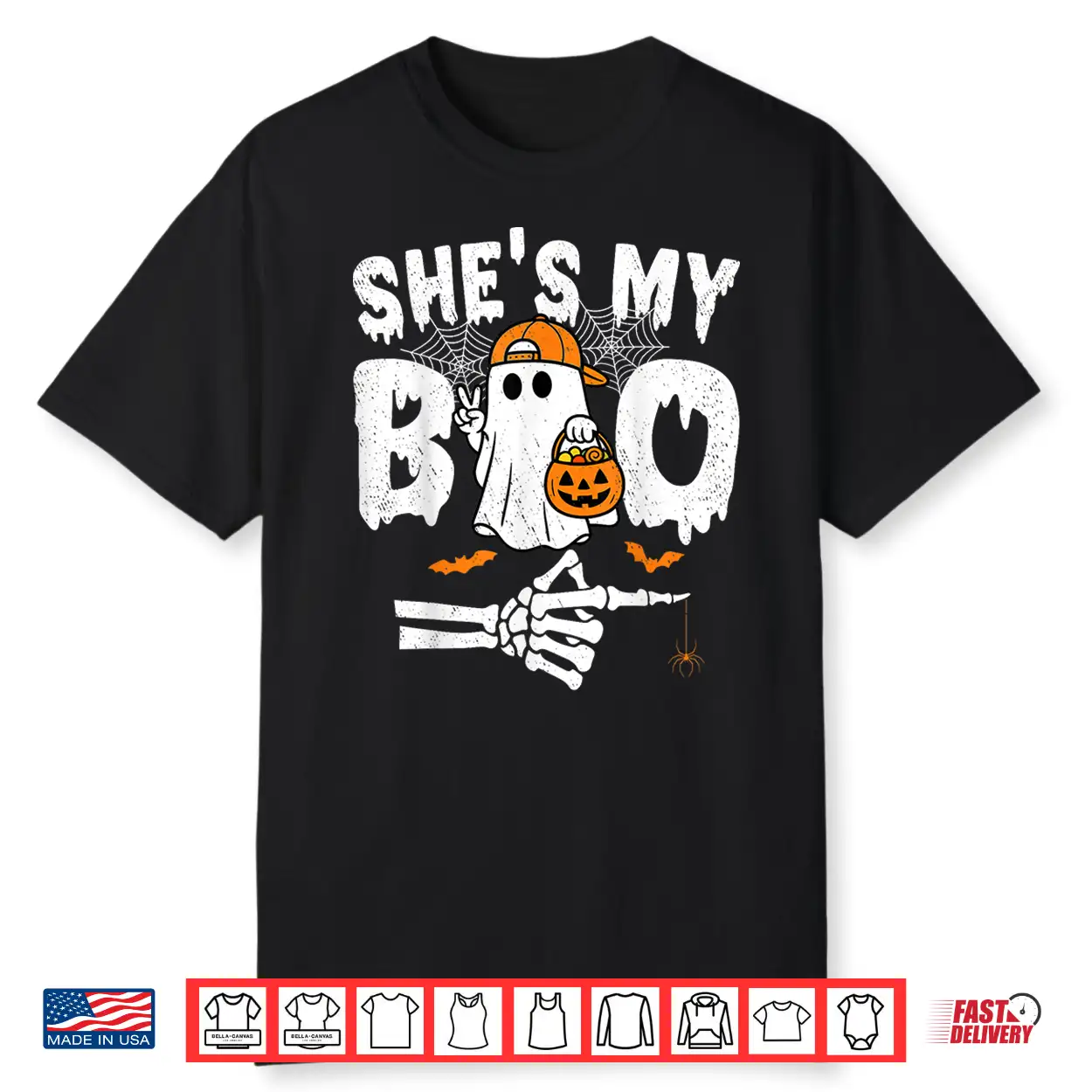 She’S My Boo Matching Couple Halloween Shirt She’S My Boo Matching Couple Halloween Shirt