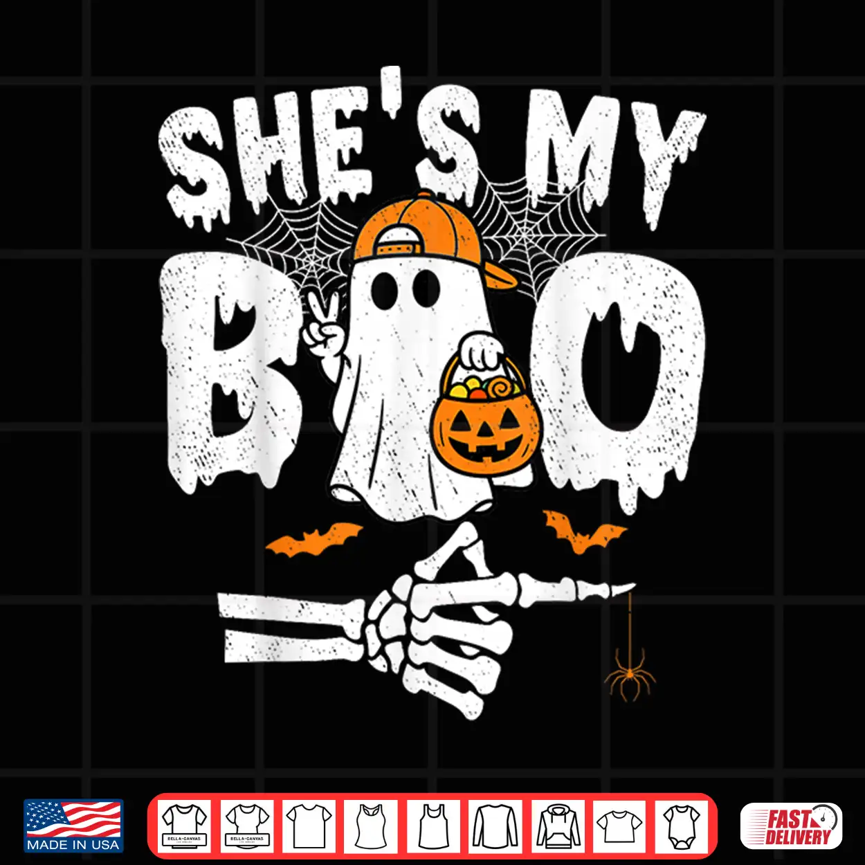 She’S My Boo Matching Couple Halloween Shirt She’S My Boo Matching Couple Halloween Shirt