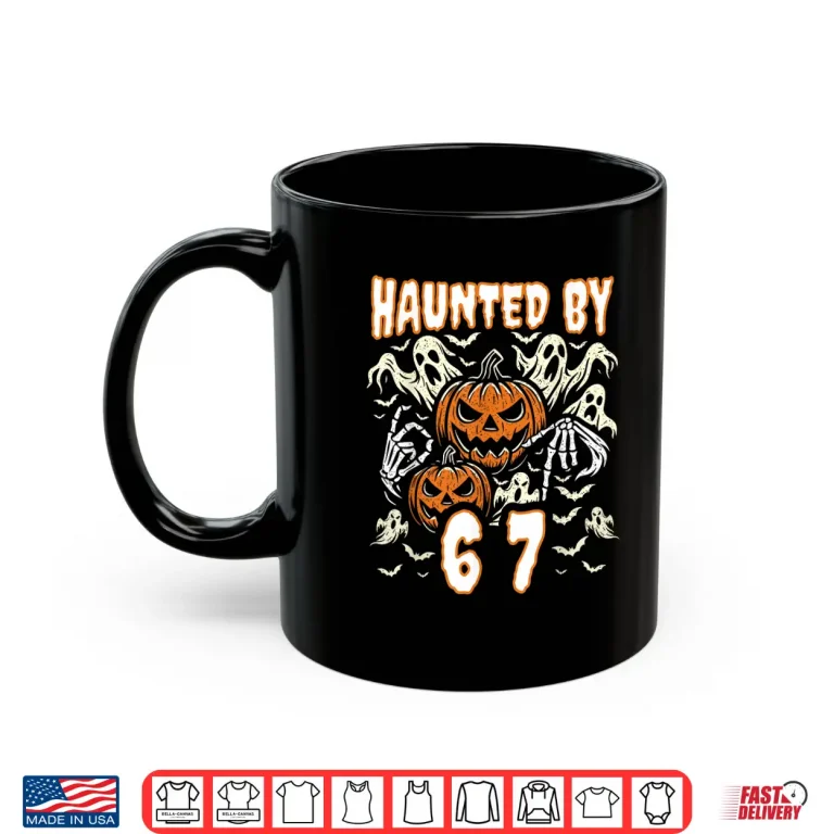 Six Seven Meme Gen Alpha Haunted By 67 Halloween Shirt 3 Mug Six Seven Meme Gen Alpha Haunted by 67 Halloween Shirt