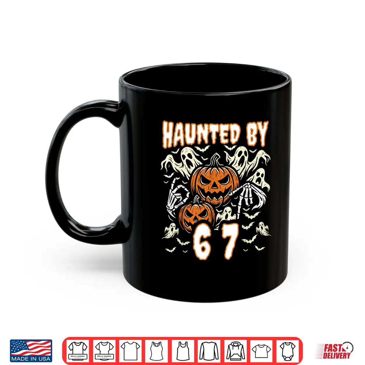 Six Seven Meme Gen Alpha Haunted By 67 Halloween Shirt Six Seven Meme Gen Alpha Haunted By 67 Halloween Shirt