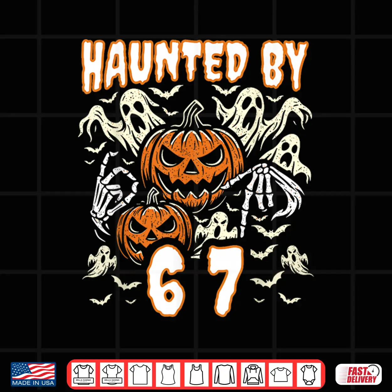 Six Seven Meme Gen Alpha Haunted By 67 Halloween Shirt Six Seven Meme Gen Alpha Haunted By 67 Halloween Shirt