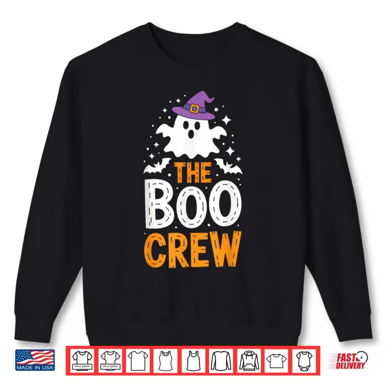 Sweatshirt The Boo Crew Shirt Matching Halloween Costume Shirt