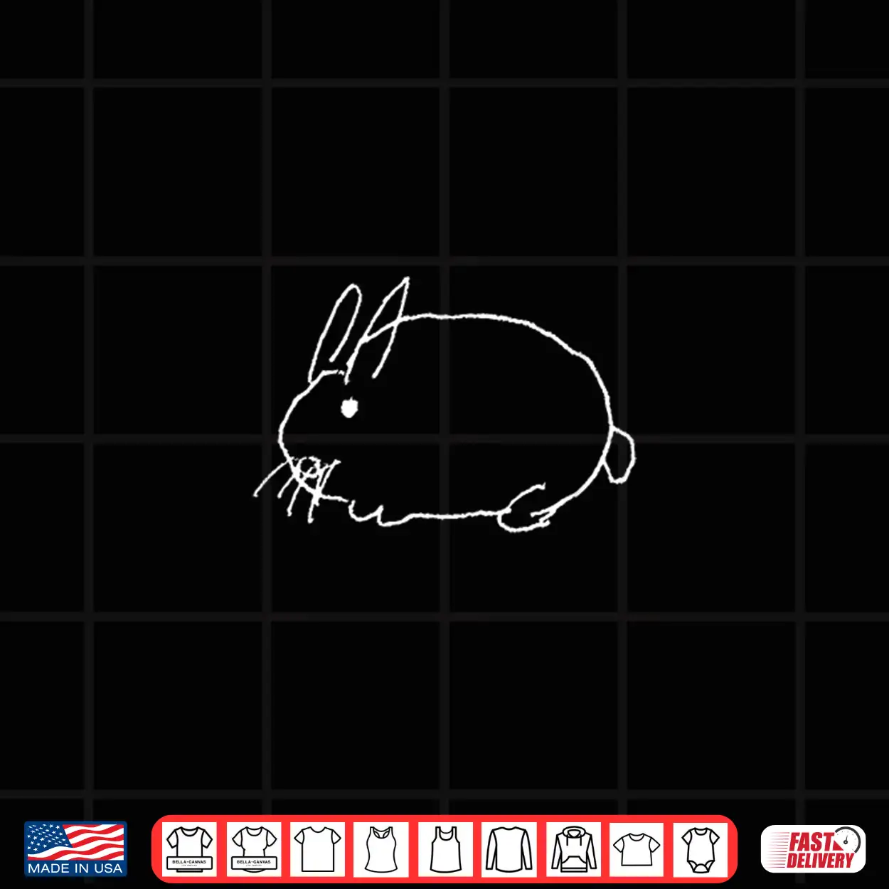 A Round White Rabbit Shirt A Round White Rabbit Shirt