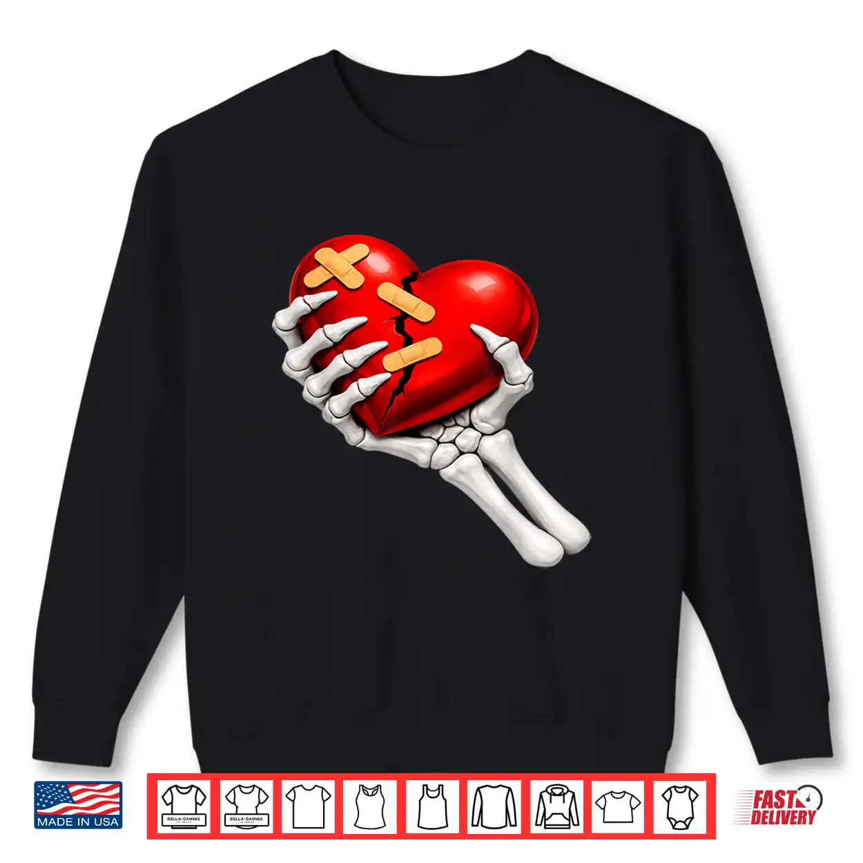 Skeleton & Heart Broken Anti Valentine Single Awareness Day Shirt Skeleton & Heart Broken Anti Valentine Single Awareness Day Shirt