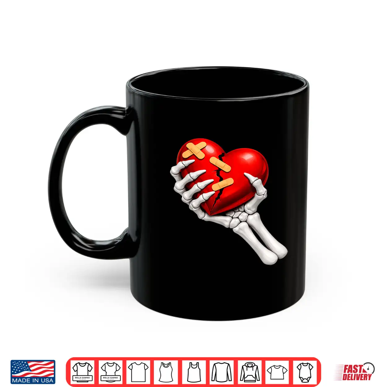 Skeleton & Heart Broken Anti Valentine Single Awareness Day Shirt Skeleton & Heart Broken Anti Valentine Single Awareness Day Shirt