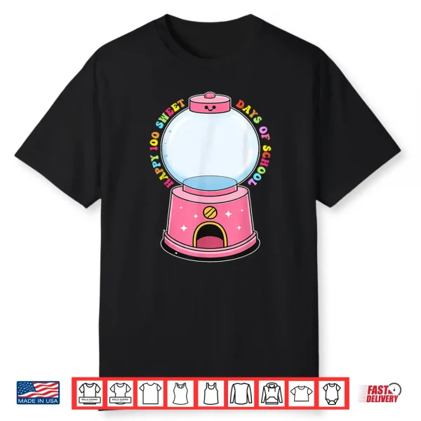 100 Days Of School Gumball Machine Empty Diy Project Blank Shirt