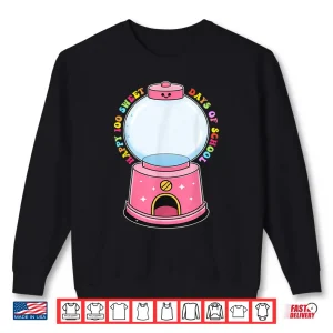 Sweatshirt 100 Days Of School Gumball Machine Empty Diy Project Blank Shirt