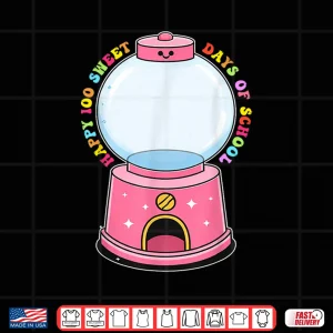 Design 100 Days Of School Gumball Machine Empty Diy Project Blank Shirt