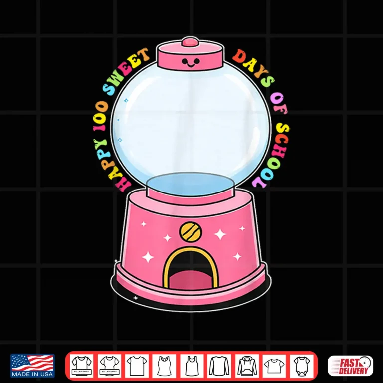 Design 100 Days Of School Gumball Machine Empty Diy Project Blank Shirt