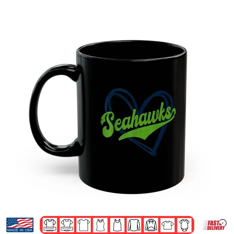 Mug Vintage Seahawks High School Spirit Go Seahawks Love Shirt