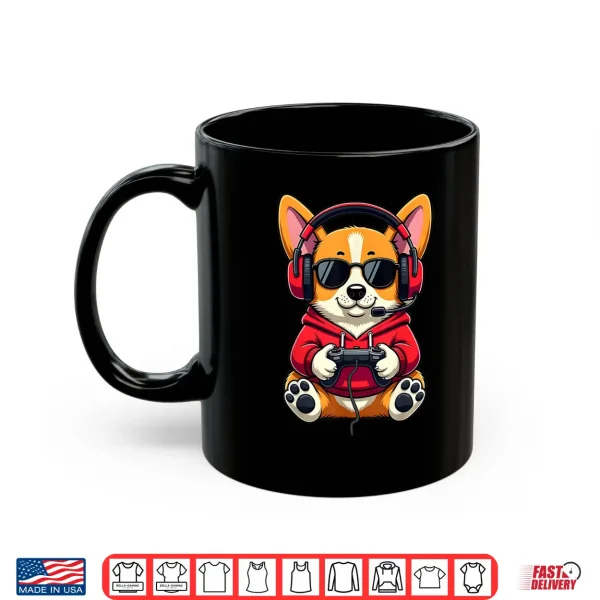 Mug Corgi Gamer Cute Gaming Dog Funny Shirt