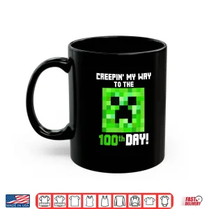 Mug Creepin My Way To The 100Th Day Gamers 100 Days Smarter Boy Shirt