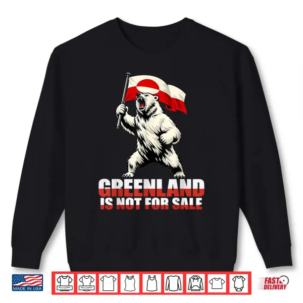 Sweatshirt Greenland Not For Sale Bear Greenland Denmark Shirt