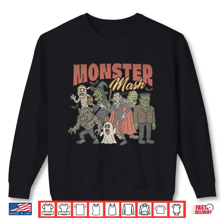 Sweatshirt Monster Mash Halloween Shirt