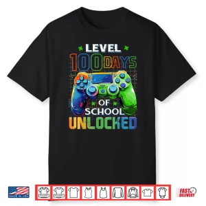 Level 100 Days Of School Unlocked Boys 100Th Day Of School Shirt