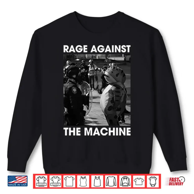 Sweatshirt Rage Against The Machine Portland Frog Protest Shirt