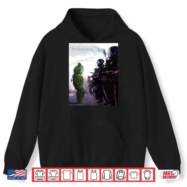Hoodie Resist Portland Frog I Stand With Frog Shirt