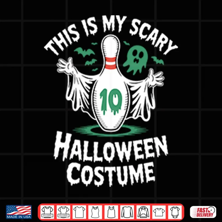 Design This Is My Scary Halloween Costume Bowling Shirt