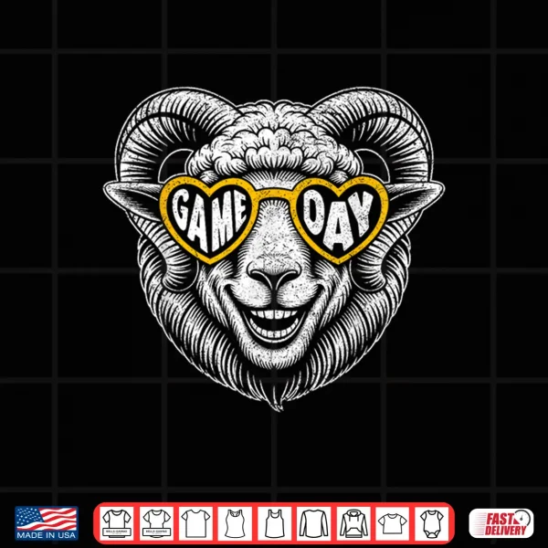Design Vintage Game Day Ram Shirt