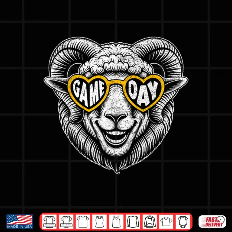 Design Vintage Game Day Ram Shirt