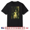 Camo Us Flag French Bulldog Frenchie Patriot Dog Lover Gift Shirt