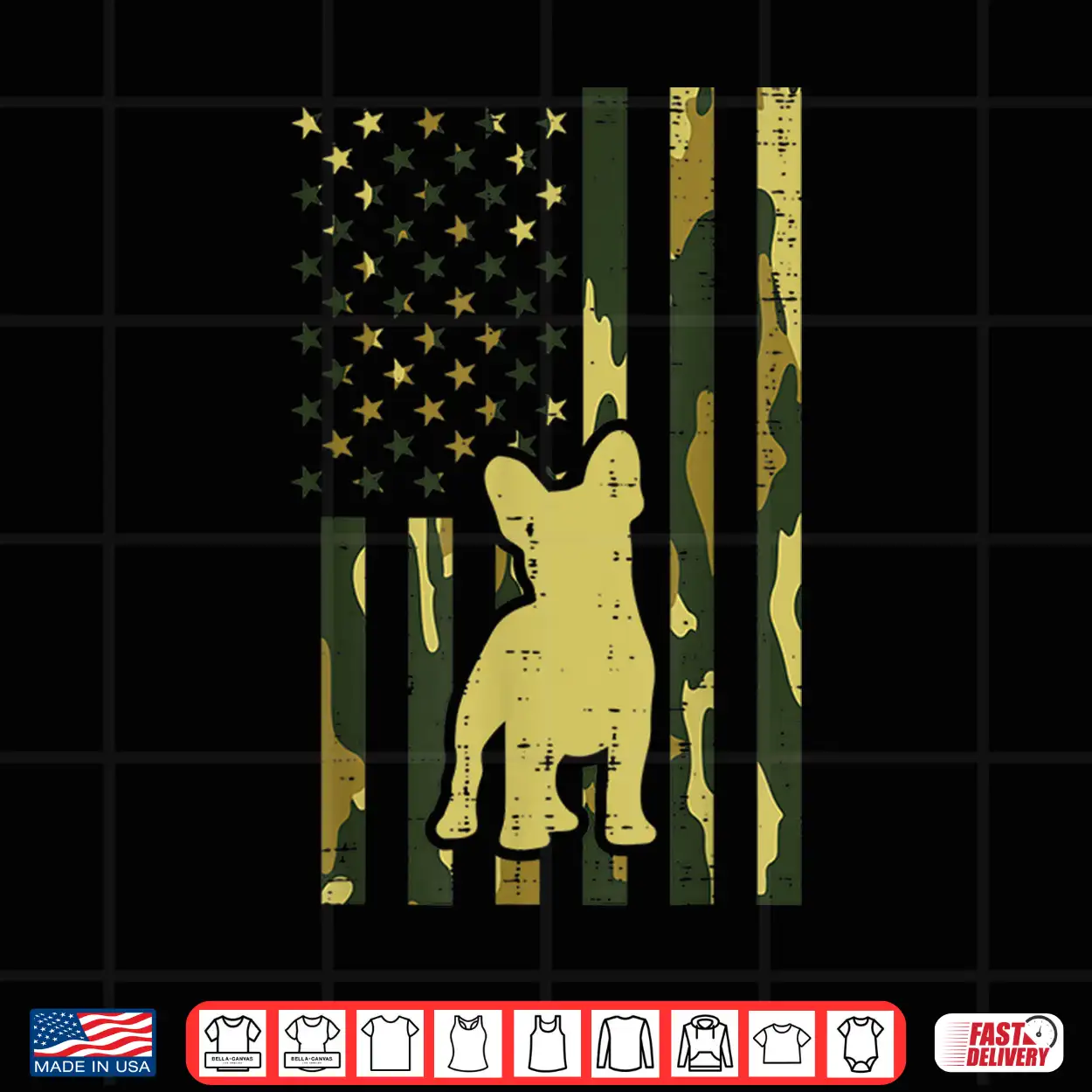 Camo Us Flag French Bulldog Frenchie Patriot Dog Lover Gift Shirt Camo Us Flag French Bulldog Frenchie Patriot Dog Lover Gift Shirt
