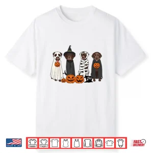 Halloween Brown Labrador Shirt