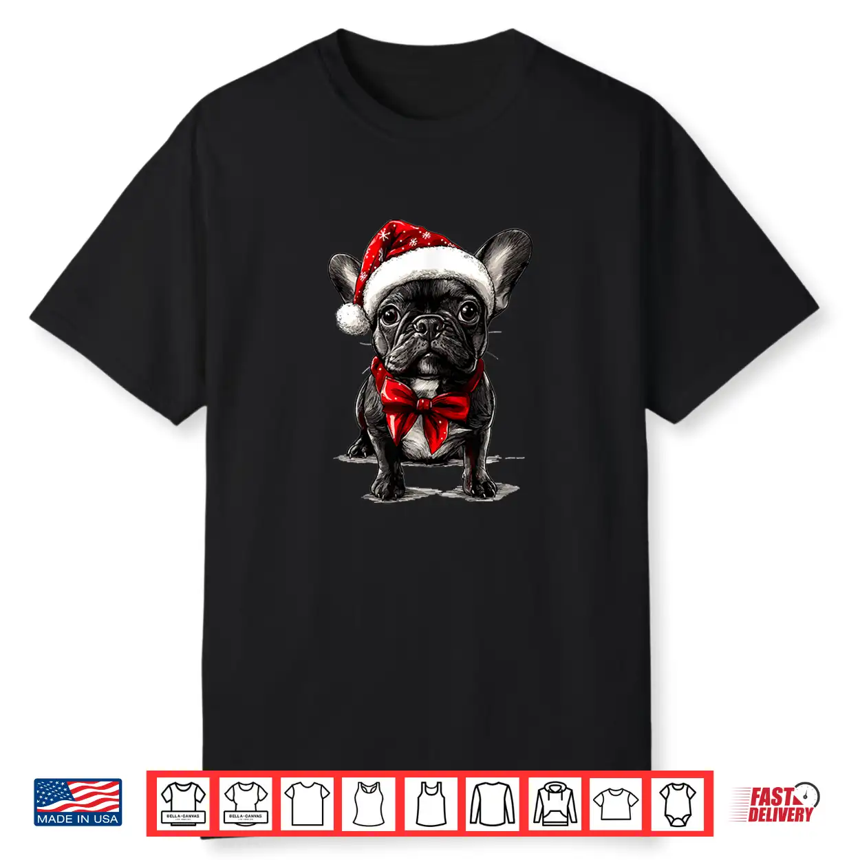 Cute French Bulldog Frenchie Dog Christmas Merry X Mas Shirt Cute French Bulldog Frenchie Dog Christmas Merry X Mas Shirt