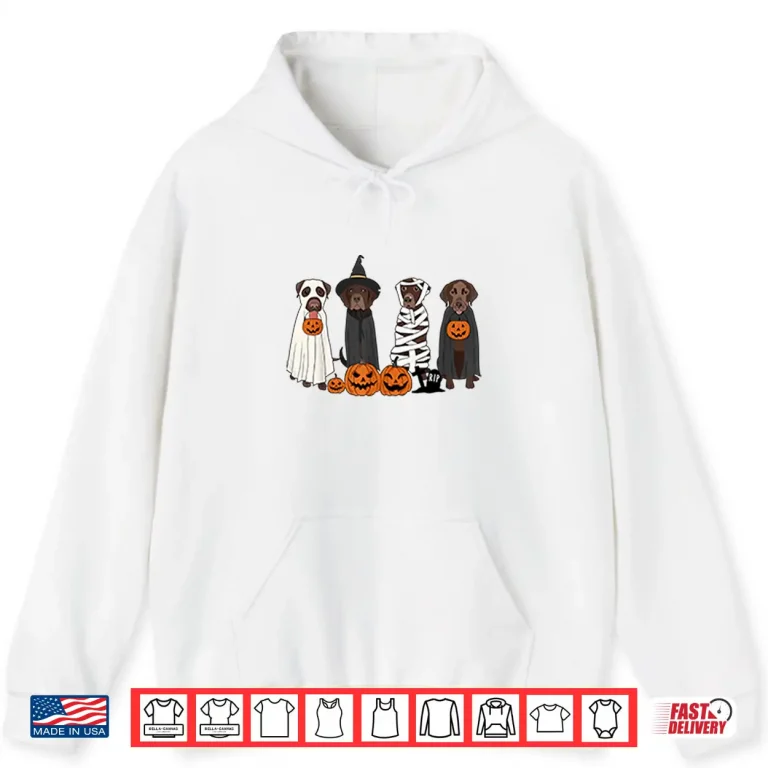 Hoodie Halloween Brown Labrador Shirt