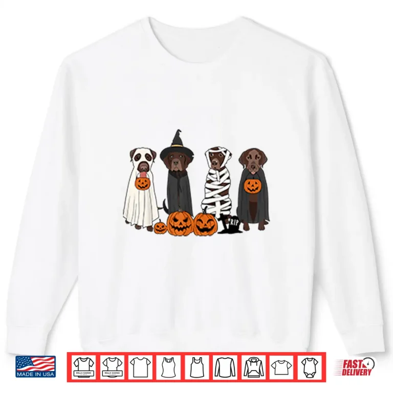 Sweatshirt Halloween Brown Labrador Shirt