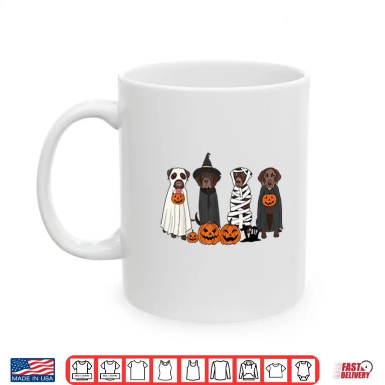 Mug Halloween Brown Labrador Shirt