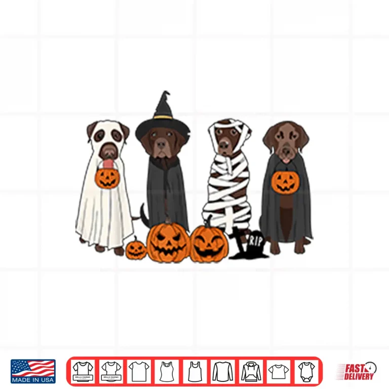 Design Halloween Brown Labrador Shirt