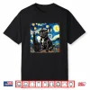French Bulldog Dog Van Gogh Style Starry Night Shirt