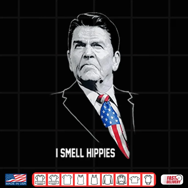 Design Ronald Reagan I Smell Hippies Shirt
