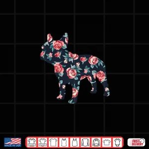 French Bulldog Floral Roses Graphic Hoodie Frenchie Dog 4 Design French Bulldog Floral Roses Graphic Hoodie Frenchie Dog