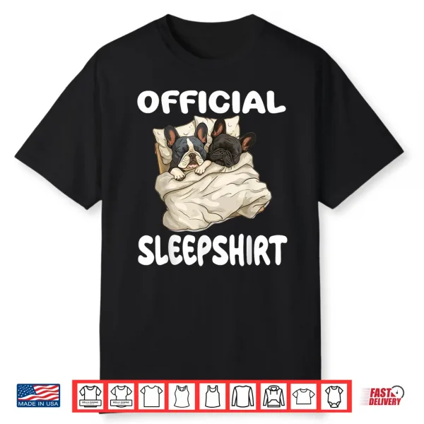 French Bulldog Official Sleepshirt Pajamas Nightgown Shirt