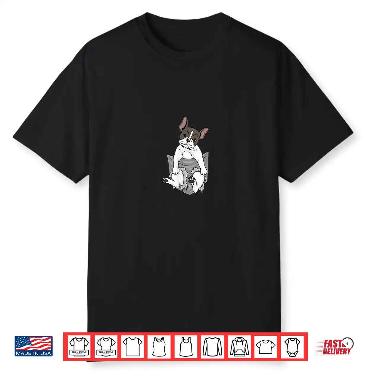 French Bulldog Pocket Funny French Bulldog In Your Pocket Shirt French Bulldog Pocket Funny French Bulldog In Your Pocket Shirt