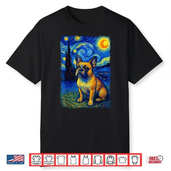 French Bulldog Starry Night Shirt