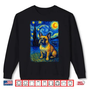 Sweatshirt French Bulldog Starry Night Shirt
