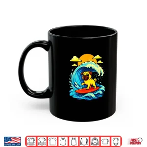 Mug Surfing Bulldog Shirt