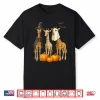 Giraffe Boo Mummy Witch Halloween Giraffe Pumpkin Shirt