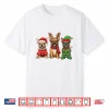 French Bulldog Christmas Lights Reindeer Santa Dog Lovers Shirt