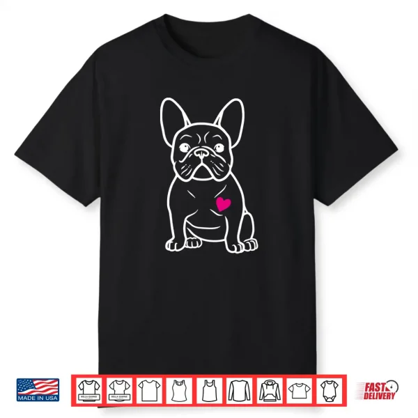 French Bulldog Heart Shirt