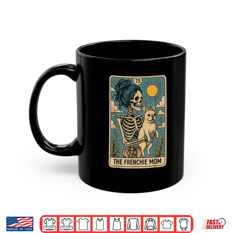 Mug French Bulldog Skeleton Halloween Shirt Ghost Dog Costume Shirt